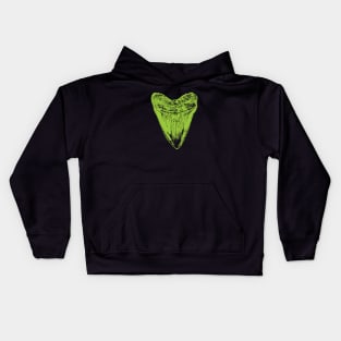 Fossil Megalodon tooth  - ideal gift for those that love Megalodons Kids Hoodie